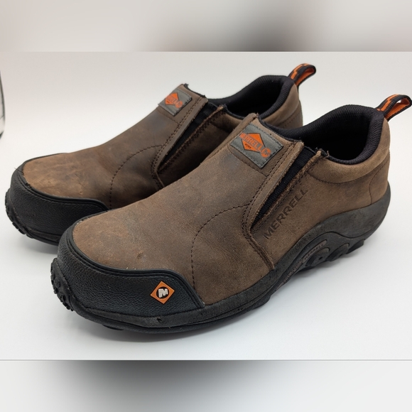 Merrell Other - Merrell Jungle MOC Composite Toe Slip On Shoe. Sz 9.5